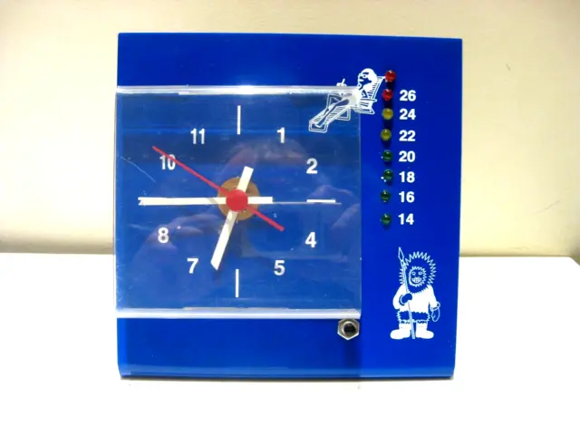 Pendule /thermomètre vintage publicitaire glace Gervais