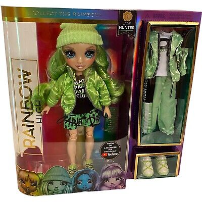 RAINBOW HIGH JADE Hunter Green Fashion Doll With 2 Complete Outfits New ...