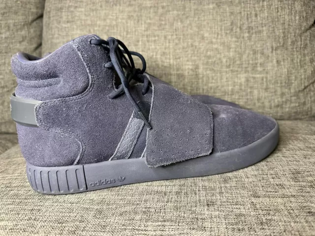 adidas Tubular Invader Strap - Blue UK Size 10.5