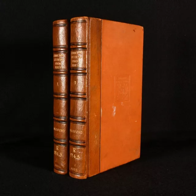 1805 2vols Familiar Letters From Italy Peter Beckford First Edition