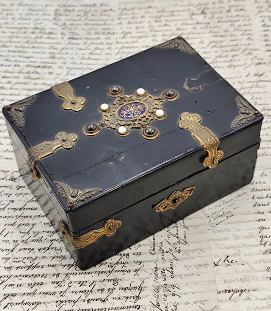Coffret à Bijoux ZIMBERG Avec Loupe, époque Napoléon III - Occasion à Collectionner