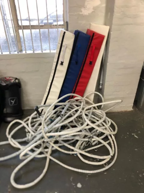 Boxing Ring Ropes And Corner Pads