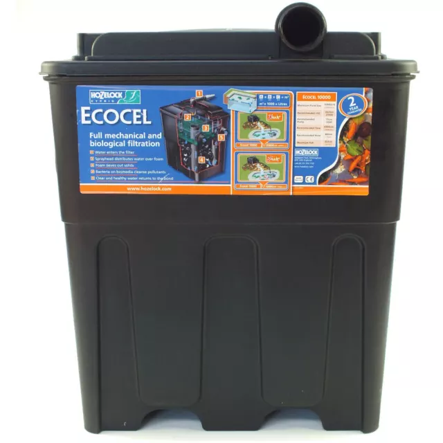 Hozelock Ecocel 10000 Black Box Pond Filter System