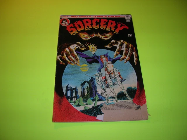 Red Circle Comic #9  -  Sorcery  -  1974