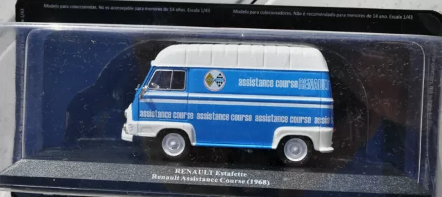 RENAULT ESTAFETTE Véhicule Assistance RALLYE  Team Assistance Course 1/43 Neuf