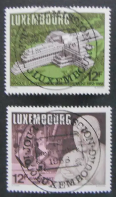 Luxemburg 1988, Mi.1207-1208, CEPT-Mitläufer, ESST, gestempelt