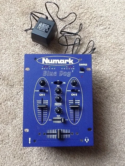 NUMARK DM905 BLUE Dog Professional DJ Mixer £27.00 - PicClick UK