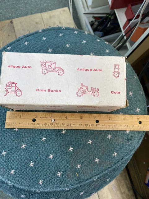 VINTAGE 1974 BANTHRICO Inc. MG Metal Car Bank $38.50 - PicClick