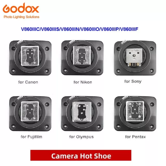 Godox V860III Flash Metal Hot Shoe Replacment mounting foot for Sony Canon Nikon