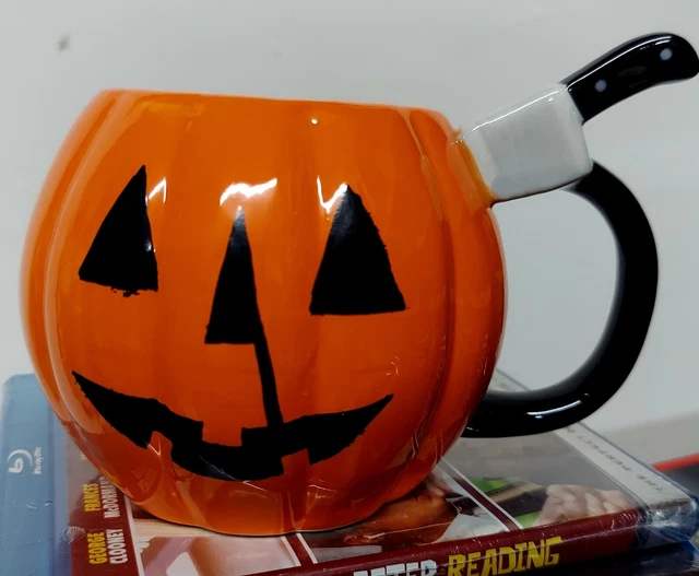 HALLOWEEN opening titles Jack-o-lantern pumpkin mug Michael Myers RARE Carpenter
