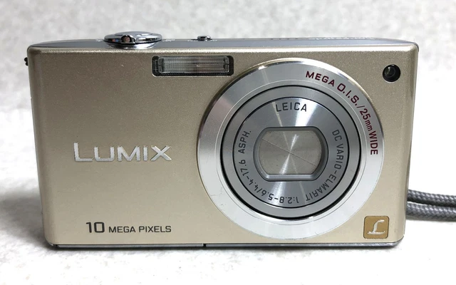 PANASONIC LUMIX DMC-FX35 Gold Digital Camera $197.74
