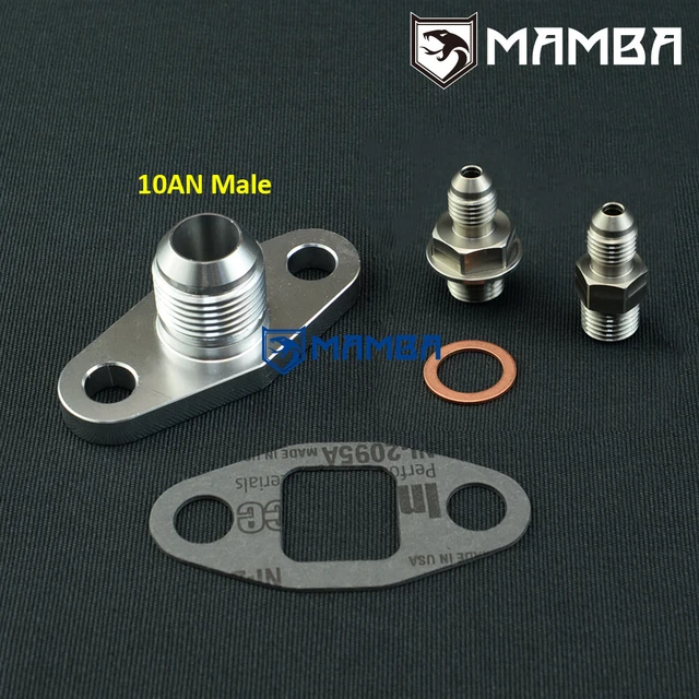 TURBO 4AN OIL FEED 10AN RETURN Flange S400 SX SXE S200 S300 S200SXE