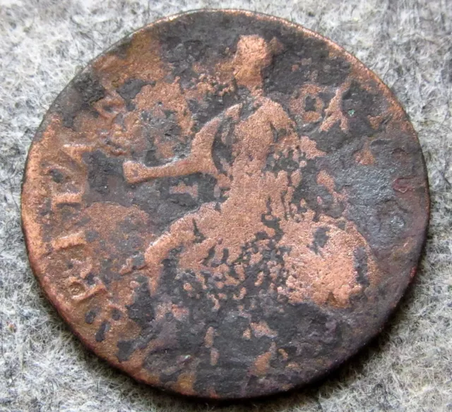 Great Britain George Iii 1771-75 Halfpenny, Us Colonial Pre-Revolutionary Copper