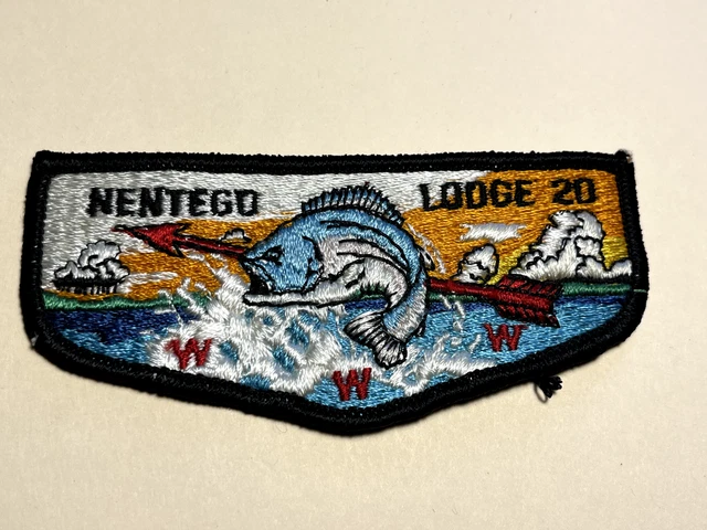 Boy Scouts - OA - Nentego Lodge 20 Flap Patch