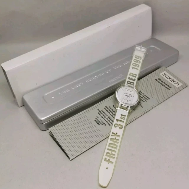 VTG 1999 LAST Swatch of the Millennium GK302 Wrist Watch Alloy Presentation Case 45.00 PicClick UK