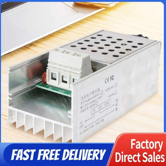 10000 W High Power SCR BTA10 Electronic Voltage Regulator Speed Controller
