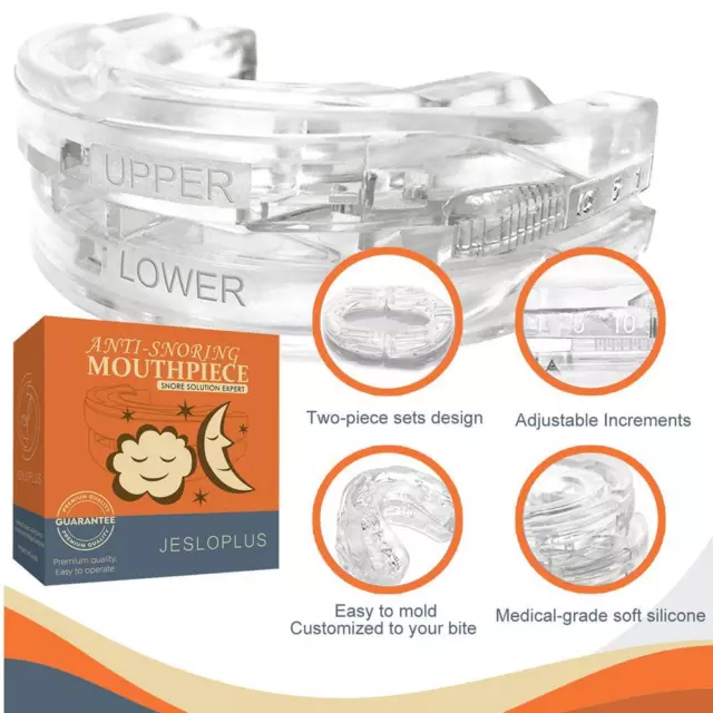 Adjustable Anti Snoring Guard Anti.Snore Sleep Apnea Teeth Grinds New