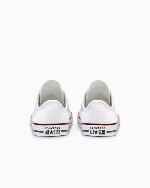 Converse - Chuck Taylor Women s Dainty Canvas Low Top - White - Size US 5 - 11 3