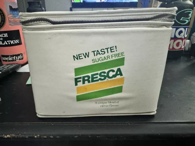 RARE - Vintage Fresca Sugar Free Insulated Lunch Bag - Coca Cola