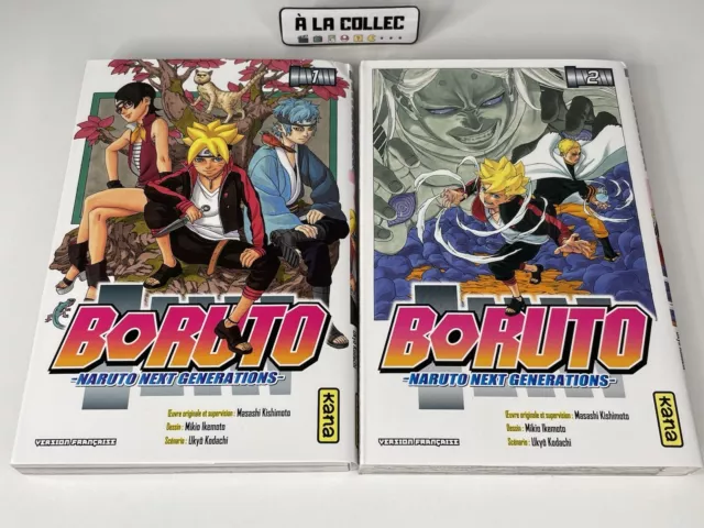 Lot Manga - Boruto Naruto Next Gen Tomes 1 + 2 (FR) - KANA - Kishimoto - 2020