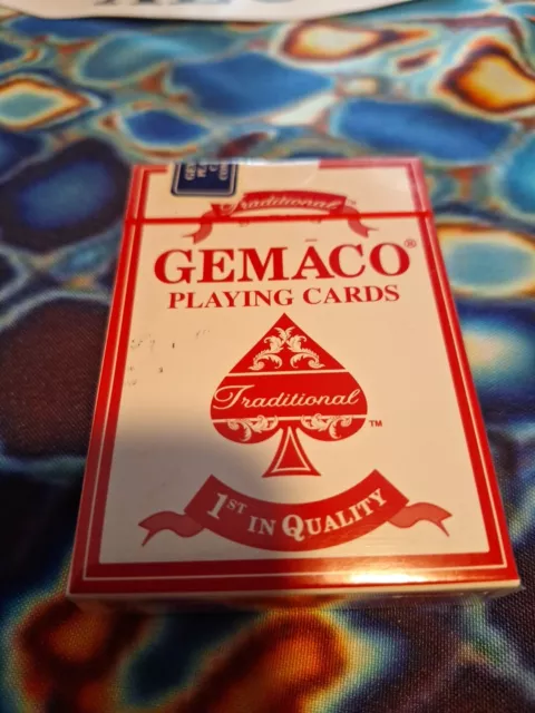 Vintage NOS Gemaco Complete Deck of Casino Playing Cards Kickapoo LUCKY EAGLE