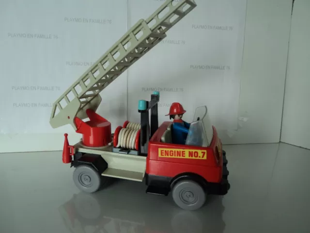 PLAYMOBIL 4820 Camion de Pompiers Grande Echelle - Cdiscount Jeux