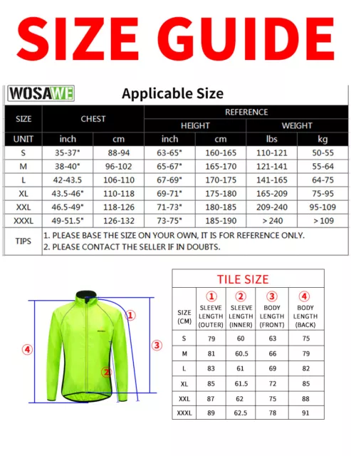 Men Women Cycling Jacket Windproof Waterproof MTB Bike Rain Coat Hi Viz Clothing 2