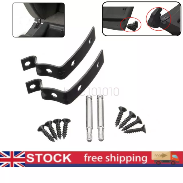 For Audi A3 SP 8P 03-12 glove box lid hinge snap repair fixing kit bracket black