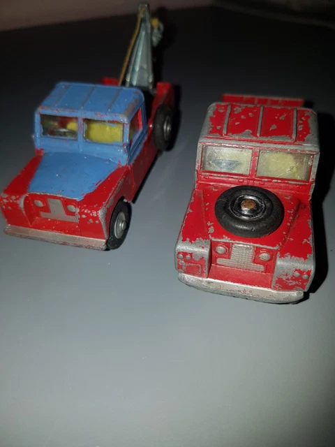CORGI VINTAGE LAND Rover 109" WB (Bundle 2 no) in play worn condition £ ...