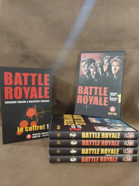 mangas coffret 1 " Battle Royale Takumi & Teguchi " -  Soleil manga rare