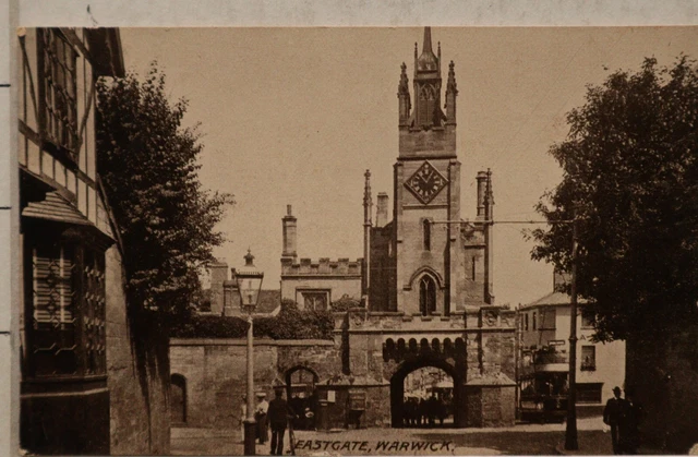 Old Postcard 1915 Warwick Eastgate
