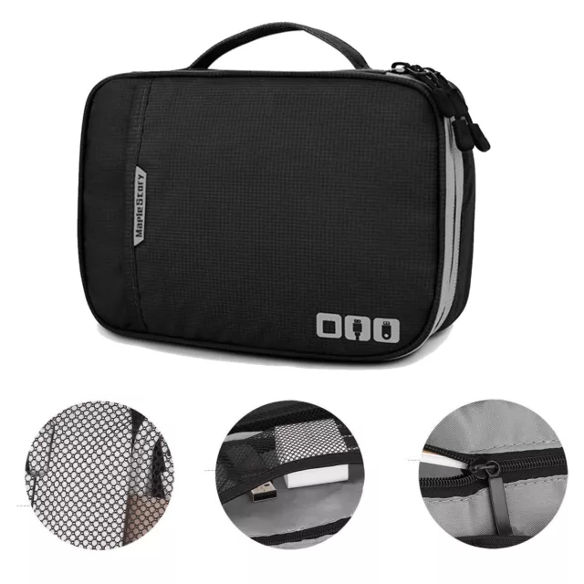 Travel Cable Organizer Cord Storage Bag for Hard Drives/Phone/Power Bank/SD Card