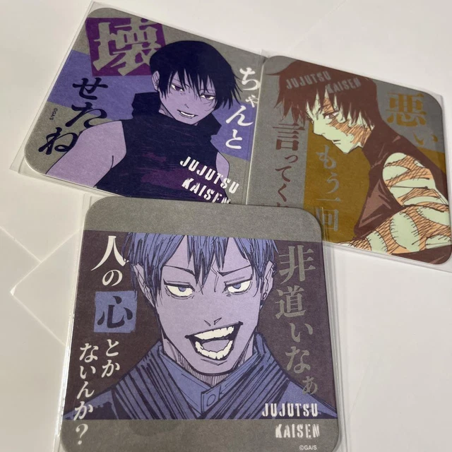 JUJUTSU KAISEN JAN Fest 2024 Limited Art Coaster Mai Maki Naoya 66.02