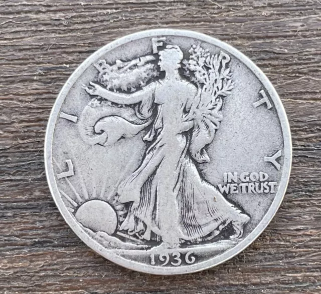 1936 50C Walking Liberty Half Dollar