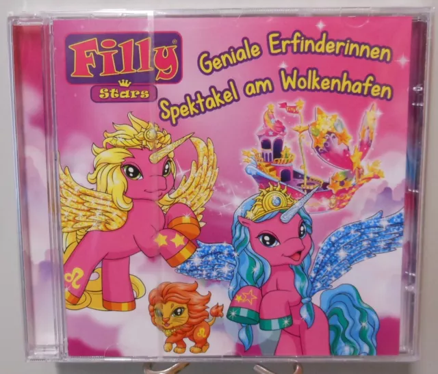 Filly Stars Hörspiel Kinder CD Erfinderinnen Spektakel Wolkenhafen Einhorn #T519