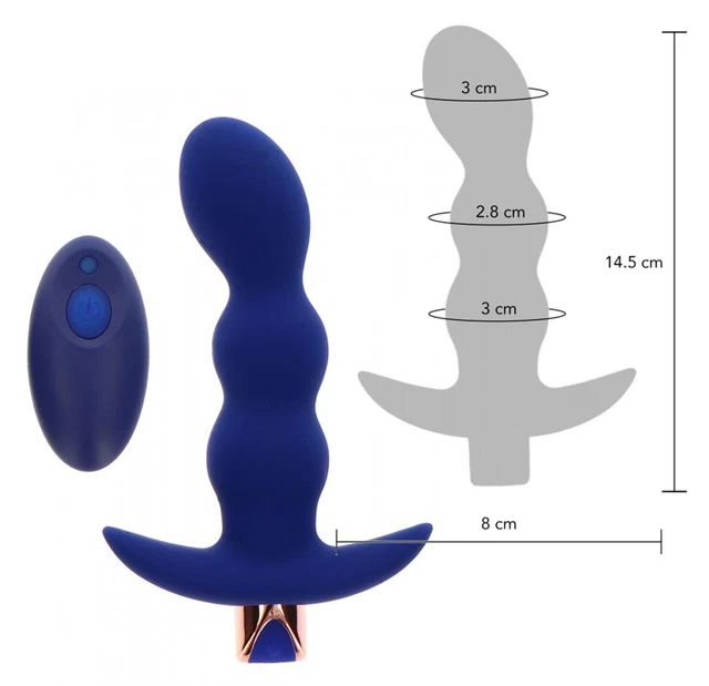 Bola de silicona dilatador vibrador anal consolador vibrador plug usable