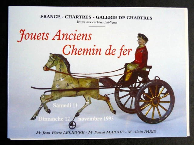 ANCIEN CATALOGUE GALERIE De Chartres -Poupees - Automates - 29 / 30 Mai