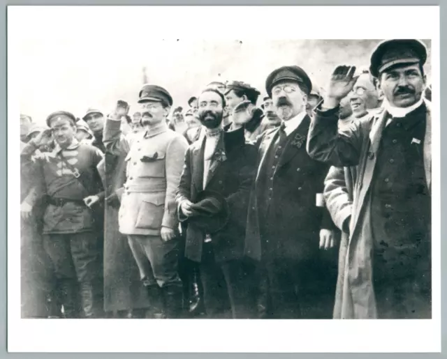 Leon Trotski / Trotsky En 1918 Photo Vintage Presse Archives Russie Foto Russia