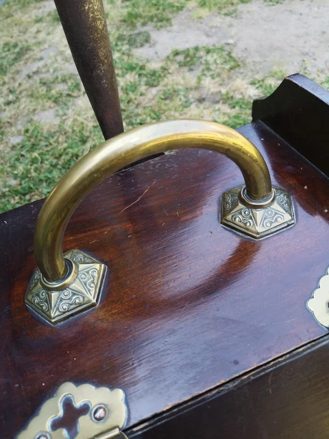 Ancienne Boîte à Navette De Charbon – Fin 1800 / Début 1900 – Objet Antique