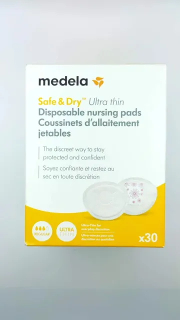 Nursing pads for leaking milk disposable ultra thin absorbent adhesive 30ct