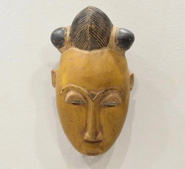 African Mask Baule Tribe Passport Mask Mali