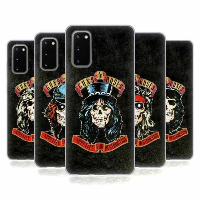 Officiel Guns N' Roses Vintage Étui Coque En Gel Molle Pour Samsung Téléphones 1