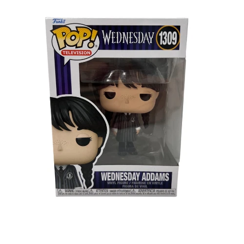 Funko Pop! The Addams Family Wednesday Addams #1309 Common POP with Protector