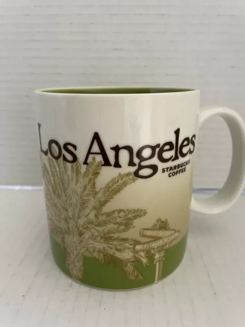 Starbucks LOS ANGELES Mug Coffee Cup 2008 Global Icon Collector Series 16 oz EC