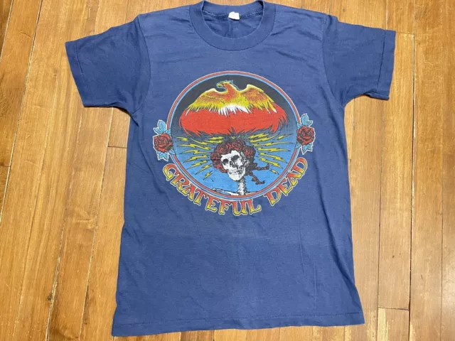 Vintage 1979 Grateful Dead Bertha Skull & Roses Art Mouse Kelley Raglan Shirt