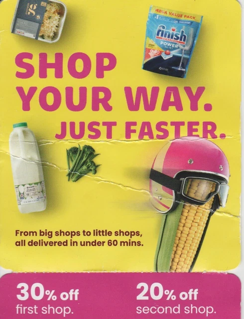 Zoom by Ocado 30% off 1st Shop 20% + off 2nd Shop voucher - Expiry Date 23.12.23