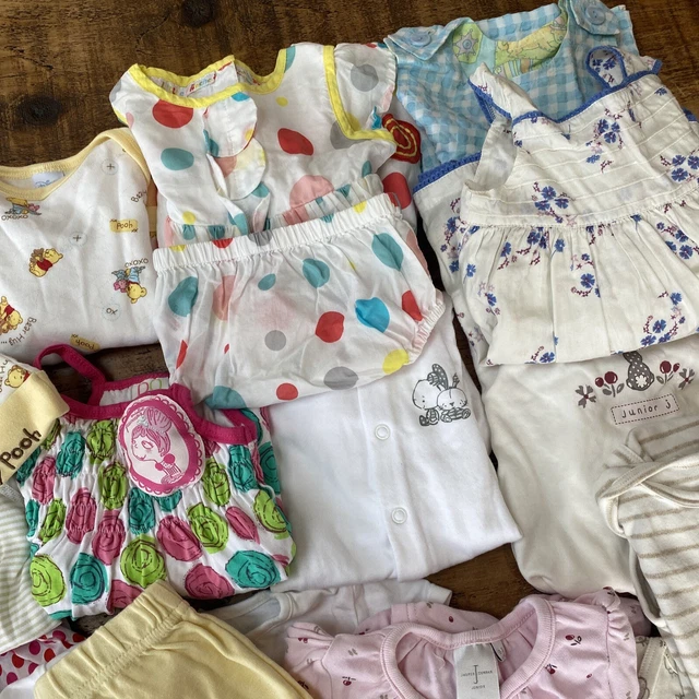 Baby Girls Clothes Bundle Age 0 - 3 Months, Various Brands 20 + Pieces 3