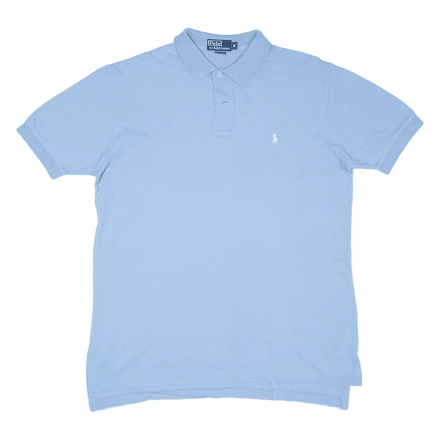 POLO RALPH LAUREN polo blu manica corta uomo M
