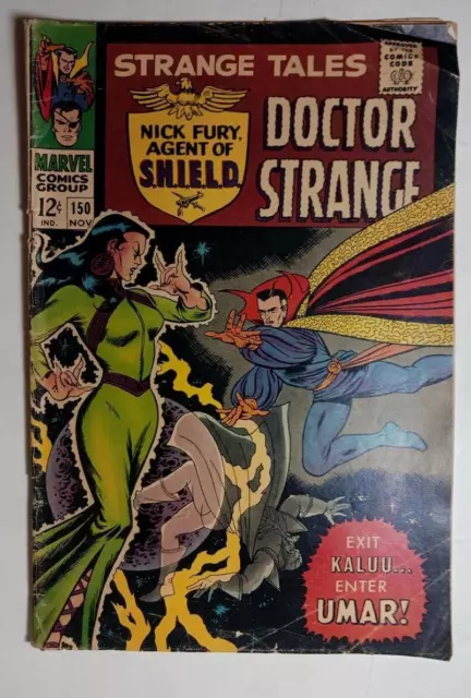 Strange Tales #150 Nov 1966 First John Buscema  Art First Umar Dormammuj Sis Gvg