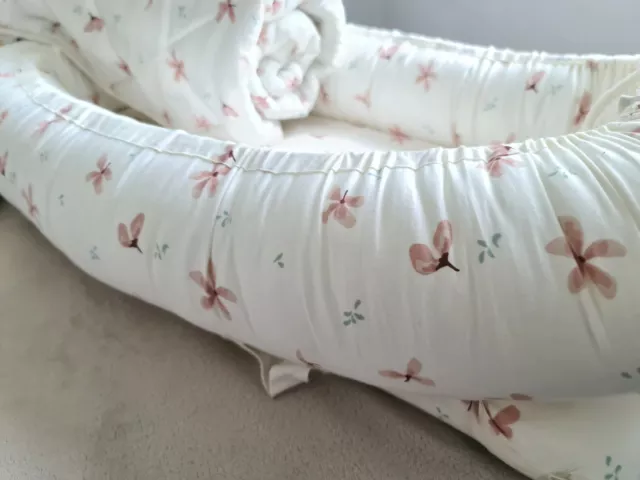 Nid bébé, couette matelassée, nouveau-né +, bébé fille